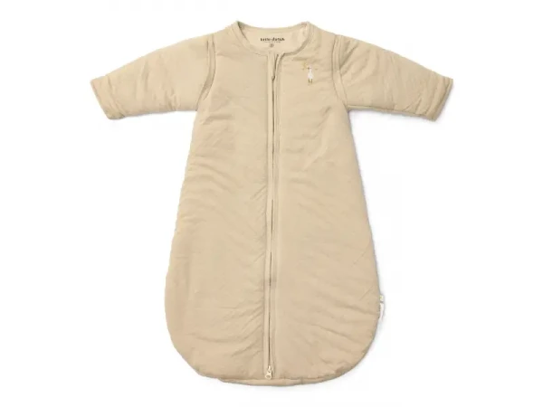 Little Dutch Spací vak s oddeliteľnými rukávmi 70 cm Husa Beige Newborn Naturals