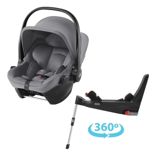 BRITAX RÖMER Autosedačka set Baby-Safe Core + Flex Base 5Z, Frost Grey