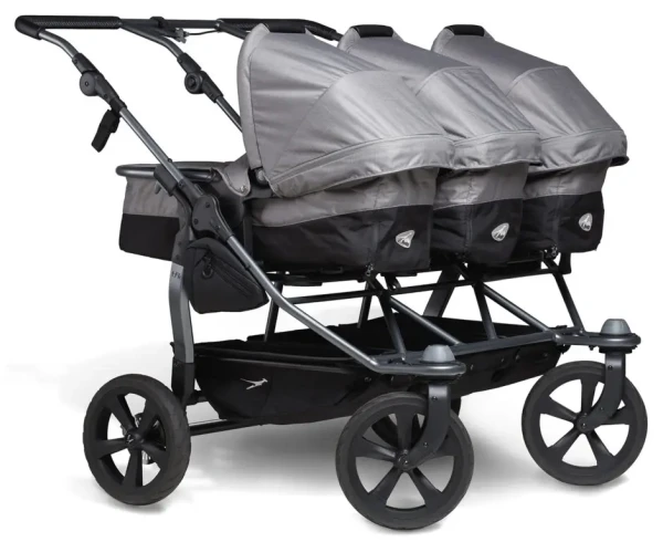 TFK kombinovaný kočík pre trojičky Trio combi pushchair - air chamber wheel