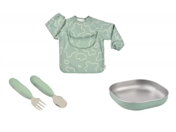 Beaba Jedálenská sada pre najmenších Sage Green