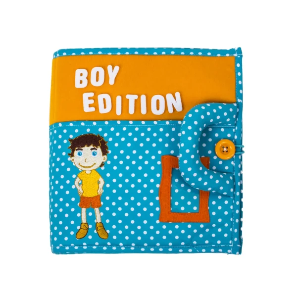 PIQIPI Interaktívna detská knižka Quiet Book, Boy