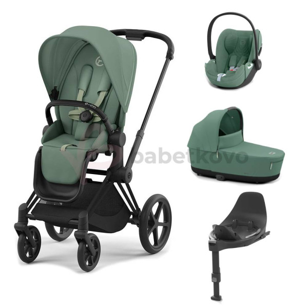 CYBEX PRIAM 4-kombinácia MATT BLACK Leaf Green