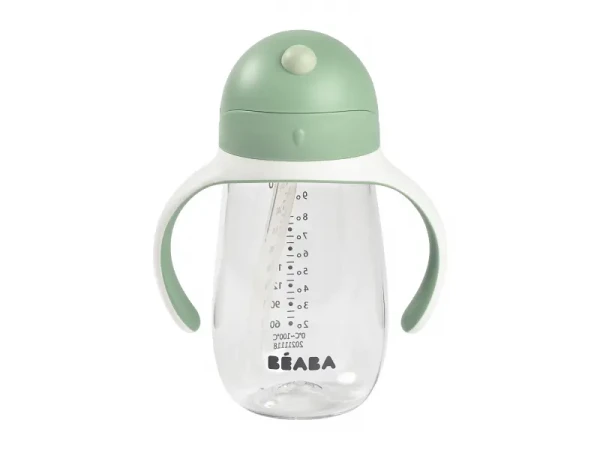 Beaba Hrnček so slamkou 300ml Sage Green