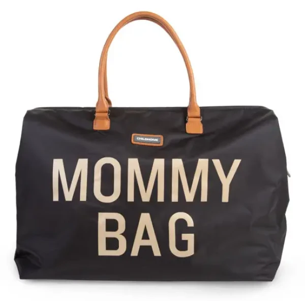 Childhome Prebaľovacia taška  Mommy Bag Big Black Gold