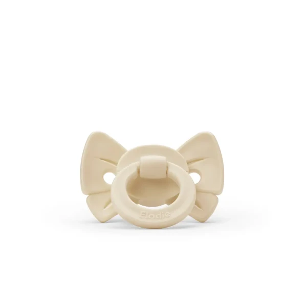 Elodie Details cumlík Binky Bow Silicone - Oat White