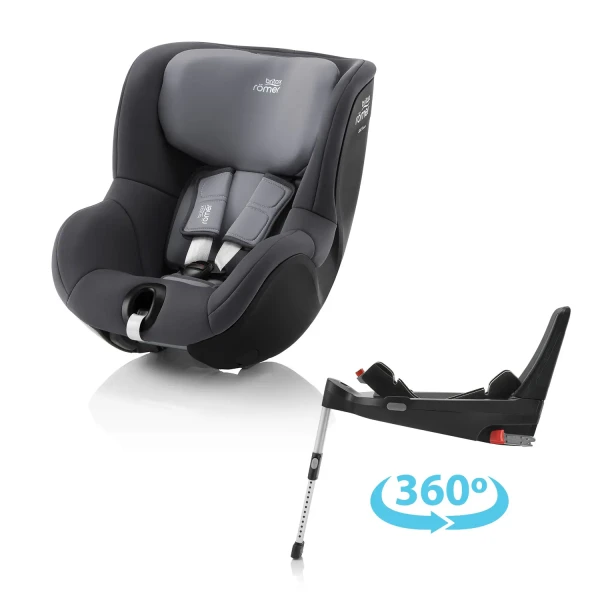 BRITAX RÖMER Autosedačka set Dualfix 5Z + Flex Base 5Z, Midnight Grey