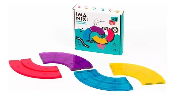 IMANIX PRÍSLUŠENSTVO SPEEDWAY CURVES QUARTER - 4 KUSY