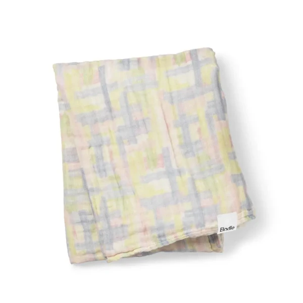 Elodie Details Mušelínová deka Crinkled blanket - Pastel Braids