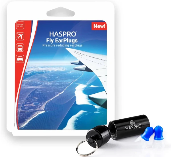 Haspro Travel - Airplane ušné zátky na cestovanie, 1 pár / 2ks