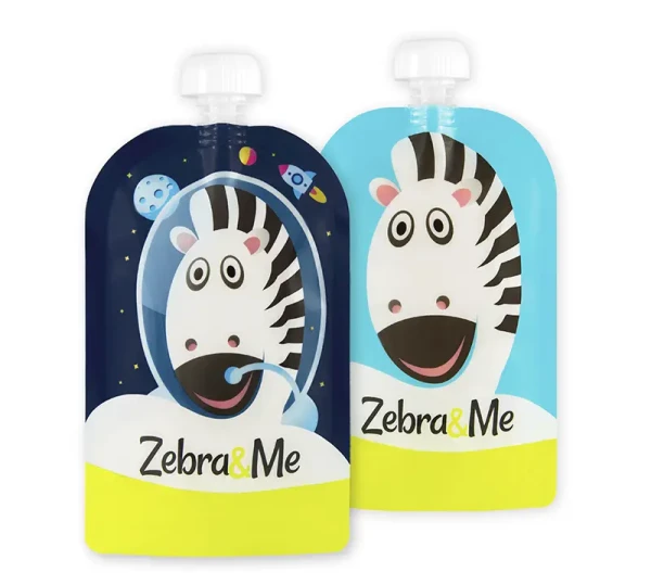 Zebra&Me kapsičky na opakované použitie 2ks | kozmonaut + zebra