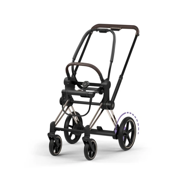 CYBEX E-PRIAM 5 Style podvozok + SEAT Champagne Gold