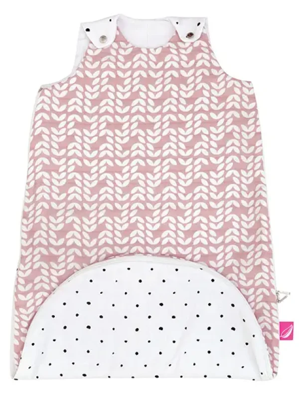 MOTHERHOOD Vak spací 2v1 ZIP-A-Round Beige mušelínový Pink Classics 3-18m 0,5 tog