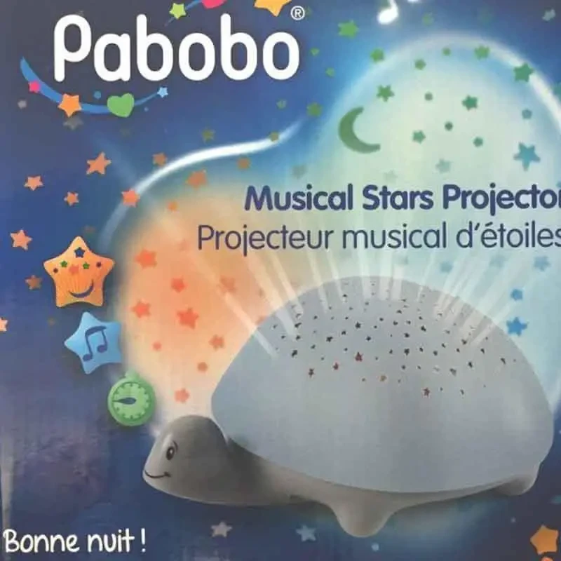 PABOBO Projektor s melódiou korytnačka Gray | PABOBO