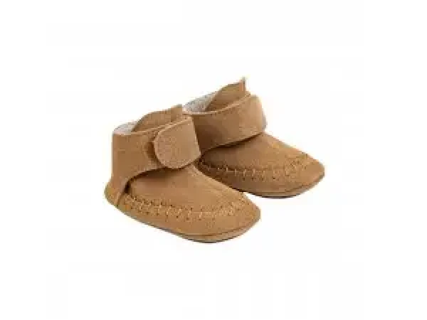 LODGER kožené topánky Walker Moccasin Cognac 12 - 15 mesiacov