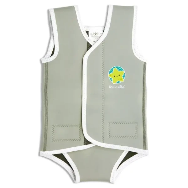 BBLUV Detský neoprén do vody Wrap Grey veľ. S (0-6m)