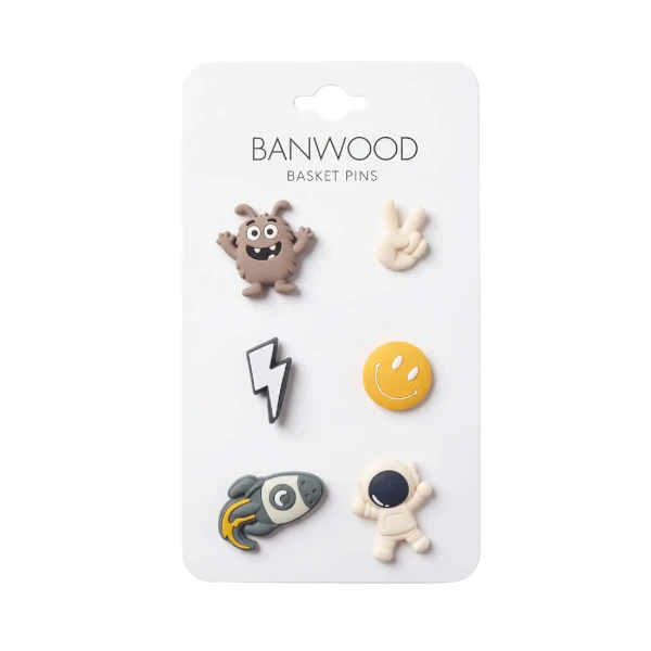 Banwood ozdoby na košík Space