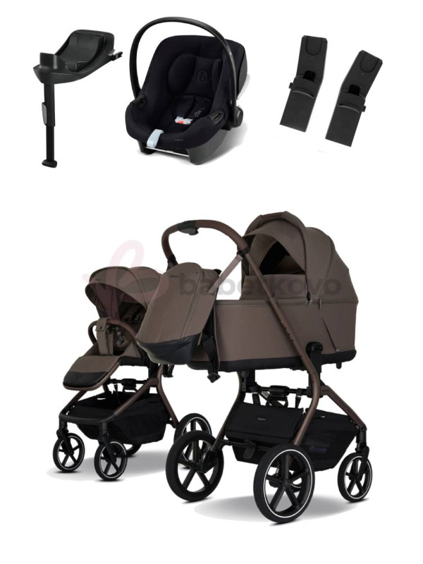 MY JUNIOR Zvýhodnený set 3v1 MAVI Mocca Brown