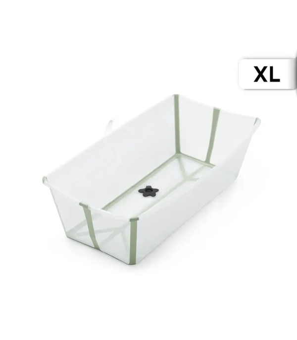 Stokke Flexi Bath X-Large Skladacia vanička na kúpanie Transparent Green