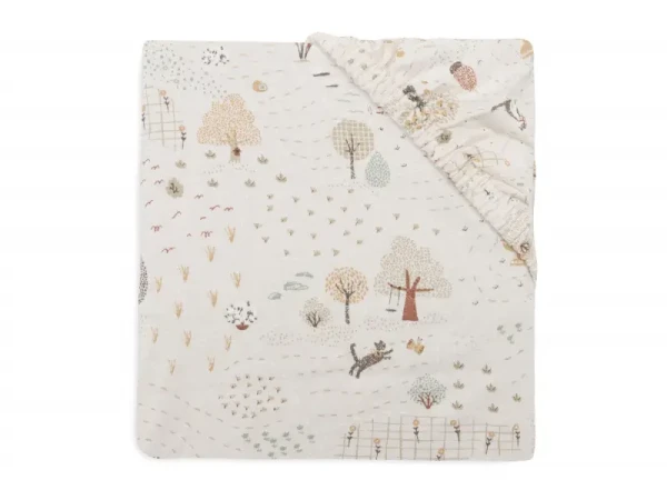 Jollein Napínacia plachta 140/150 x 70/75 cm Tiny Park