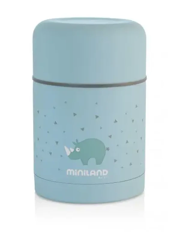 Miniland Termoska Silky na jedlo Blue 600ml