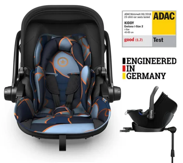 KIDDY Autosedačka Evoluna i-size 2 + Isofix základňa 40-83 cm Urban Camo