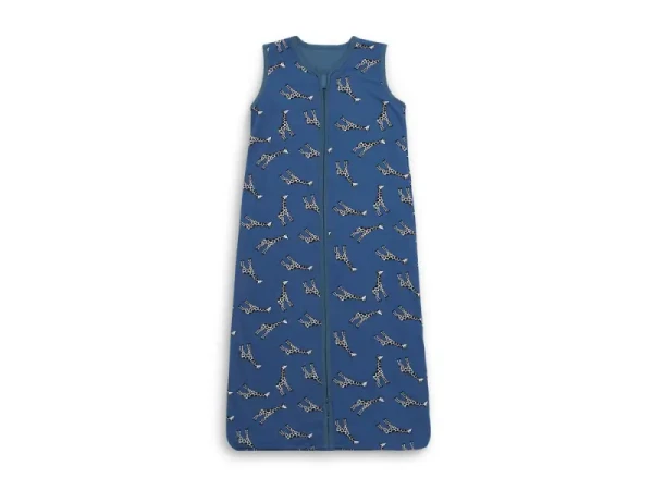 Jollein Spací vak 90cm Jersey Žirafa Jeans Blue