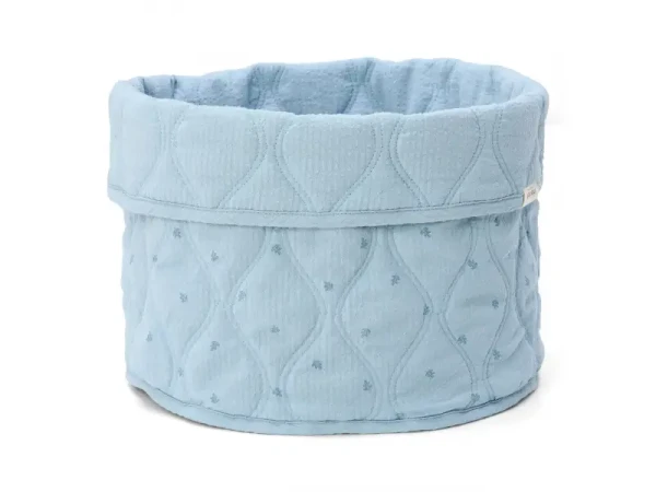 Little Dutch Košík textilný malý Pure Denim Blue