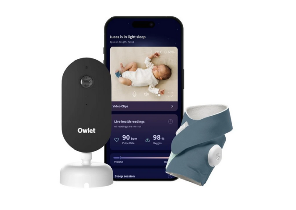 Owlet Dream Duo BEDTIME BLUE - Chytrá ponožka Dream Sock a kamera Dream Sight™