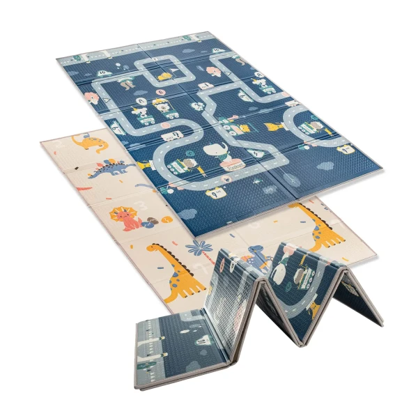 Zopa Multifunkčná penová skladacia podložka obojstranná 180x120, Dino