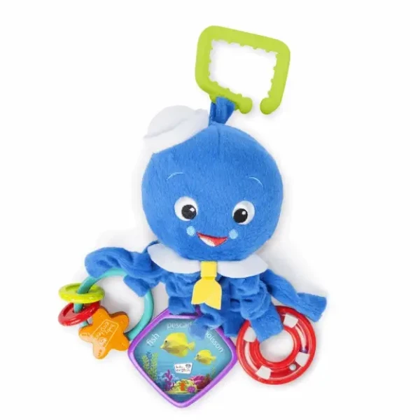 BABY EINSTEIN Hračka na C krúžku aktívna Octopus™ 0m+