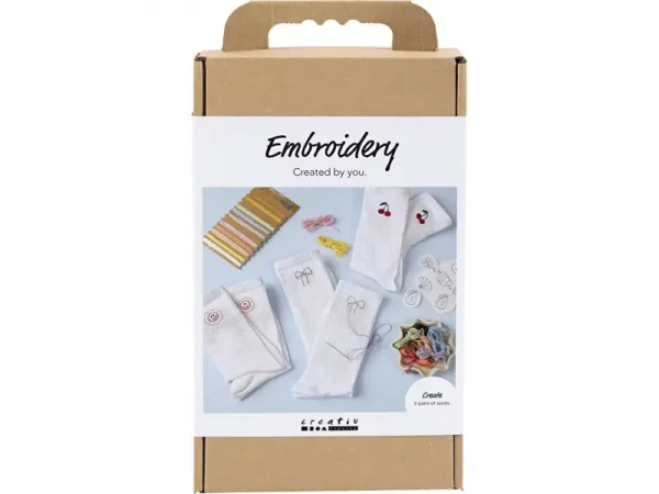 Creativ Company Kreatívna sada Vyšívanie ponožiek