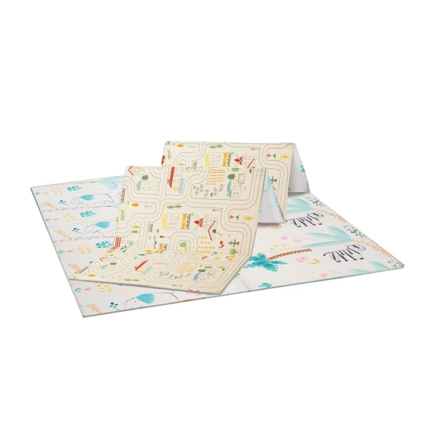 Asalvo Hracia podložka PLAY MAT XL 120*180cm ANIMALS-CITY