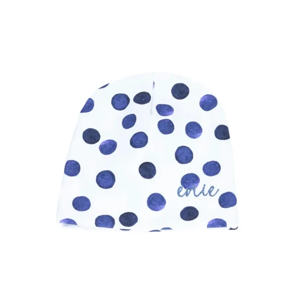 ENIE BABY Čiapka detská Blue circle chlapec 6-9m