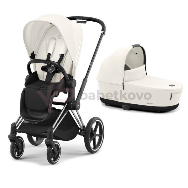 CYBEX PRIAM 2-kombinácia CHROME BLACK Off White