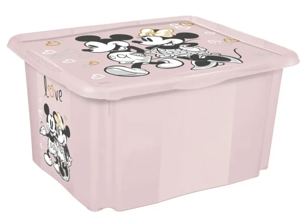 KEEEPER Úložný box s vekom malý Minnie, Ružová