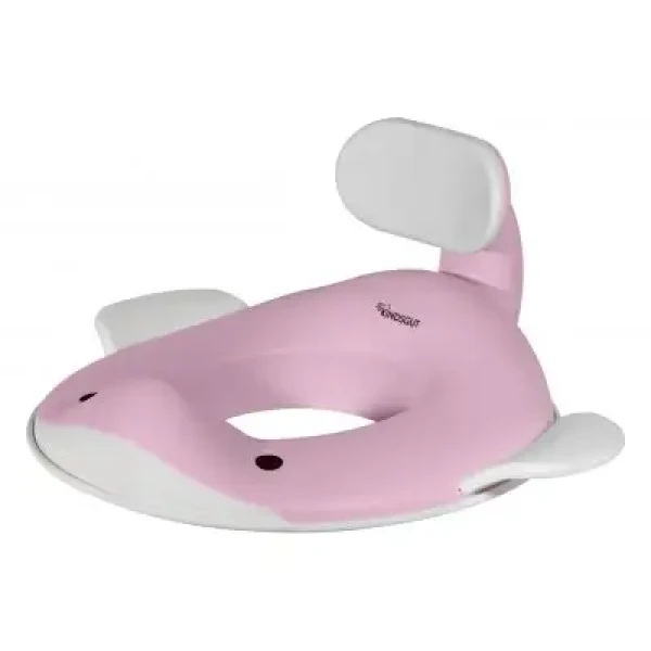 KINDSGUT Sedátko na WC Veľryba Svetlo ružová