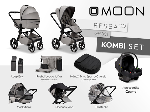 MOON Resea 2.0 Kombi set - GHOST