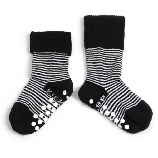 KipKep Detské ponožky Stay-on-Socks ANTISLIP 12-18m 1pár Black