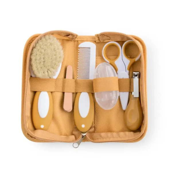 Saro Baby Hygienický set v textilnom púzdre Mustard