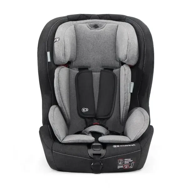 KINDERKRAFT Autosedačka SAFETY-FIX Isofix Black/Gray 9-36kg