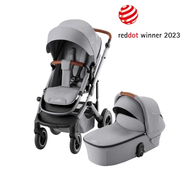 BRITAX RÖMER Set kočík Smile 5Z + hlboká vanička, Frost Grey