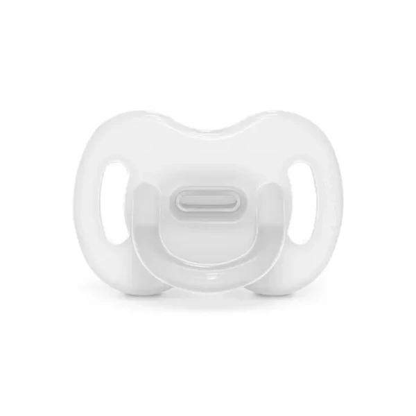 SUAVINEX CUMLÍK fyziologický SILIKON 6-18m SX PRO - COLOUR ESSENCE - biele