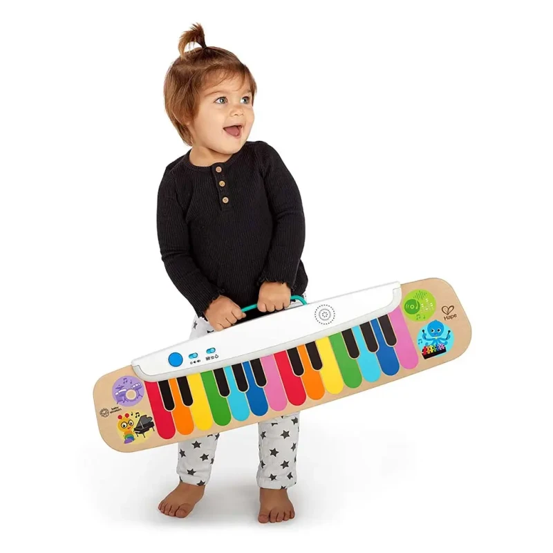 BABY EINSTEIN Hračka drevená hudobná keyboard Magic Touch HAPE 12m+