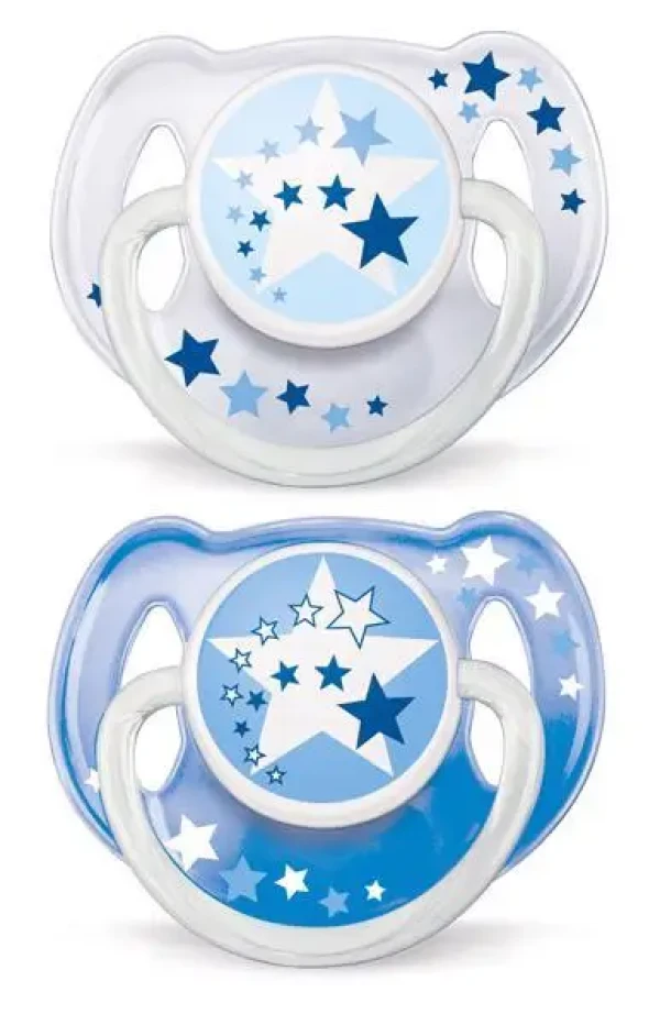 Philips AVENT Cumlík 6-18m NOČNÝ - svietiaci 2 ks