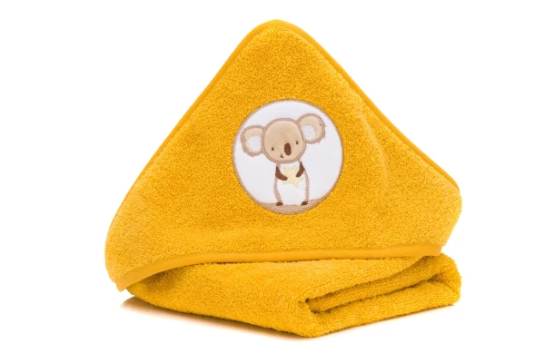 Fillikid Osuška s kapucňou koala honey 75x75 cm