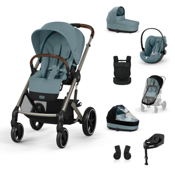 CYBEX BALIOS S LUX BUNDLE SET XL + nosič AMYA 2026 Stormy Blue