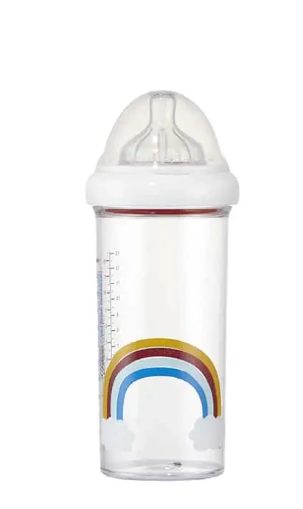 LE BIBERON FRANCAIS DOJČENSKÁ FĽAŠA LE BIBERON FRANCAIS RAINBOW, 360 ML, 6+M