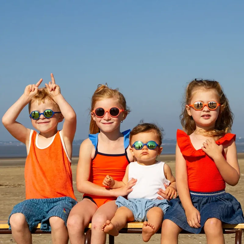 KiETLA slnečné okuliare RoZZ 1-2 roky Golden Sand