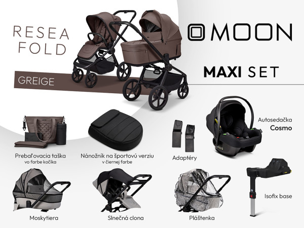 MOON ReSea FOLD maxi set - GREIGE