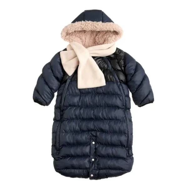 7AM Enfant Doudoune overal so šálom Midnight Blue